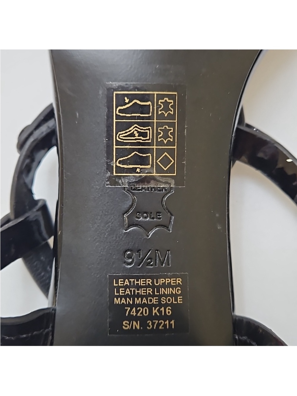 Tory Burch Miller black T-strap block heel sandals women's size 9.5 NEW - Picture 9 of 10